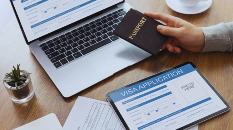 UK post-study visa: online application, passport.