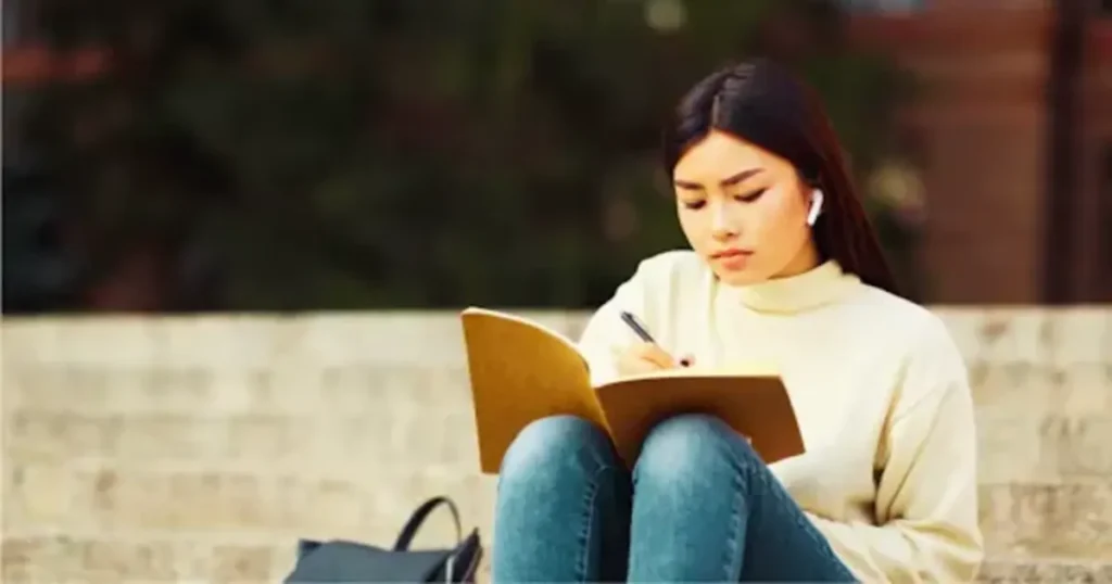 International student researching education loan for studying abroad options